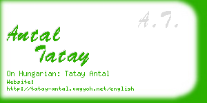 antal tatay business card